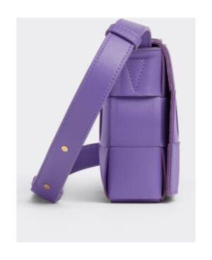 徽標編織單肩包