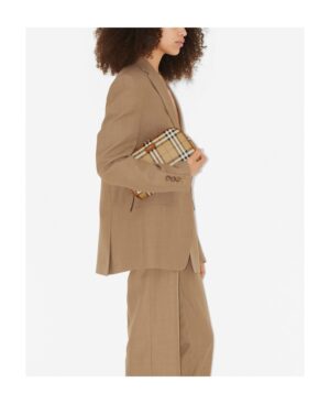 中號格紋旅行袋