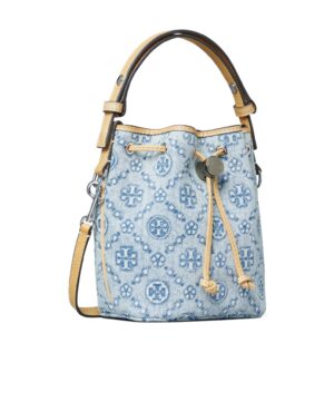 T Monogram 牛仔迷你水桶包