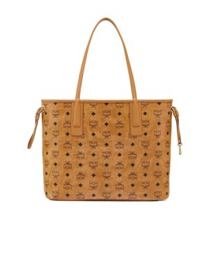 Liz Visetos中號雙面徽標圖案購物袋