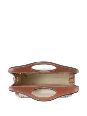 迷你雙色拼接口袋包