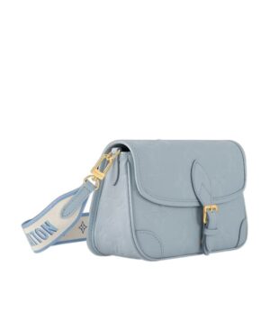 Diane徽標壓花單肩包