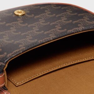 BESACE標誌印花單肩包