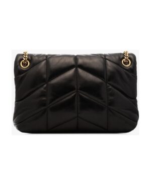 PUFFER小號絎縫羊皮手袋包