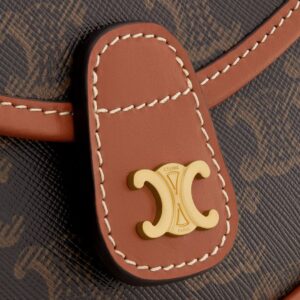 BESACE標誌印花單肩包