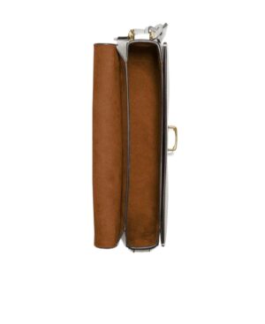 徽標翻蓋單肩包