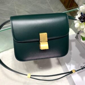 CLASSIC TEEN牛皮革拋光手袋