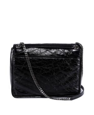 大號NIKI褶皺絎縫單肩包