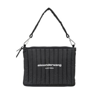 logo印花襯墊單肩包