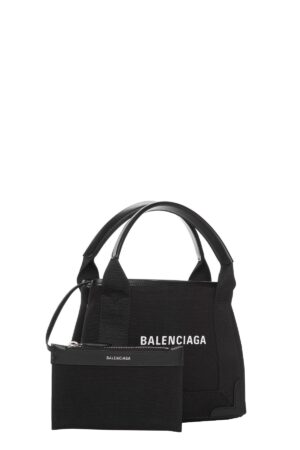 Navy Cabas加小號手提包