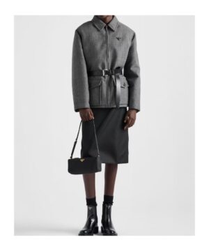 Re-Nylon拉鍊單肩包