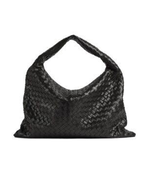 大號 Intrecciato 編織單肩包