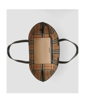 標籤印花手提包