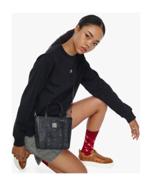 黑色logo印花小號單肩包