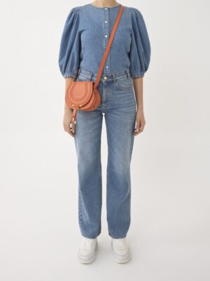 徽標翻蓋斜挎包