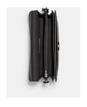 徽標翻蓋單肩包