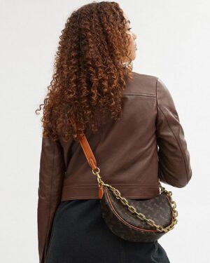 MIRA 馬車印花單肩包