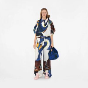 中號格紋旅行袋