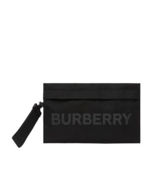 徽標印花手拿包