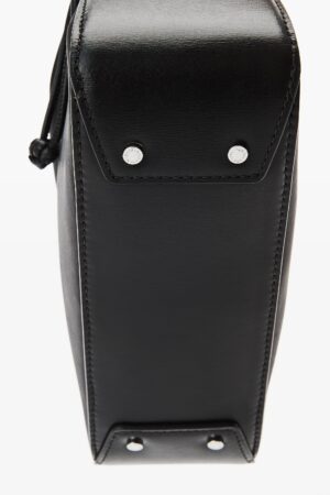 ryan 尼龍和皮質小號單肩包