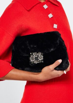 Bouquet 徽標手拿包