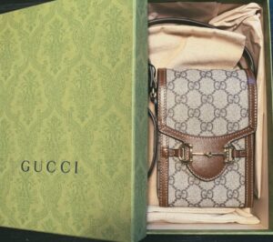 馬銜扣1955系列迷你手袋