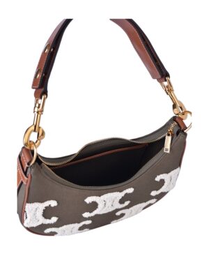 AVA TRIOMPHE刺繡單肩包