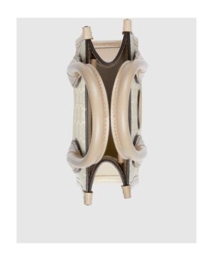 徽標圖案印花手提包