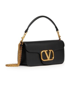 LOCÒ徽標翻蓋單肩包