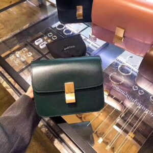 CLASSIC TEEN牛皮革拋光手袋