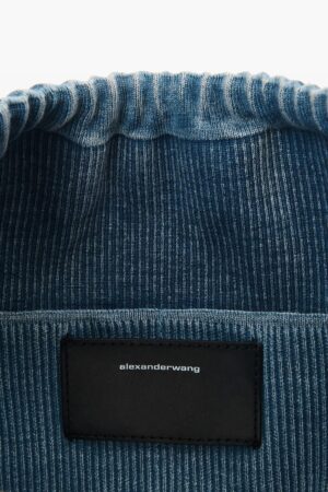 ryan 漸變羅紋針織大號單肩包