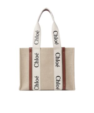 中號 WOODY 托特手提包