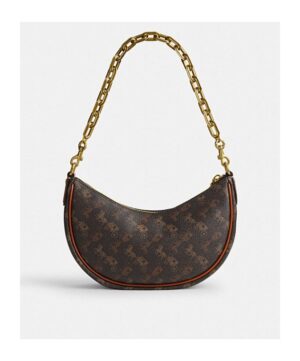 MIRA 馬車印花單肩包