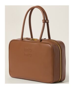 徽標拉鍊手提包