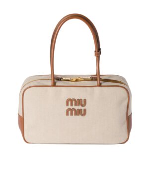 徽標圖案手提包