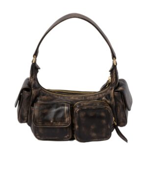 Pocket 徽標單肩包