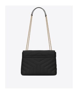 LOULOU 小號Y形絎縫真皮包