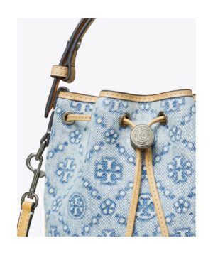 T Monogram 牛仔迷你水桶包