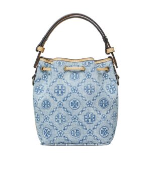 T Monogram 牛仔迷你水桶包