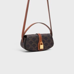 TABOU TRIOMPHE CANVAS標誌印花單肩包