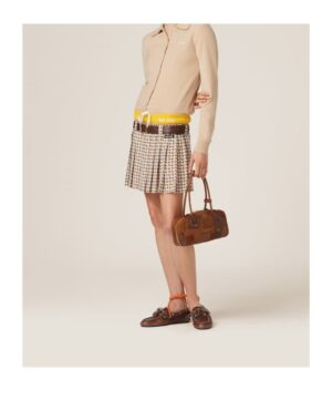 Beau皮革拼貼手袋