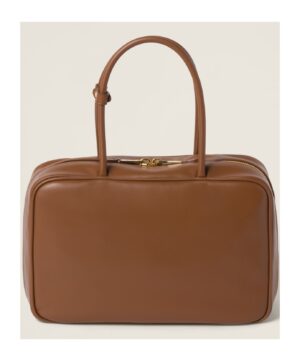 徽標拉鍊手提包