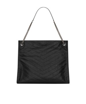 NIKI 大號復古褶皺手提包