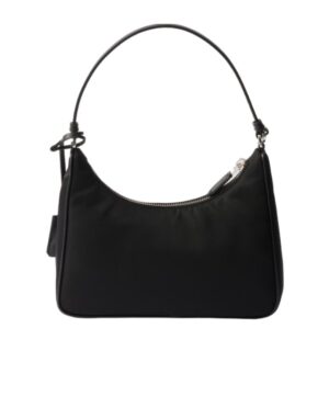 迷你Re-Edition Re-Nylon銀色徽標手提包