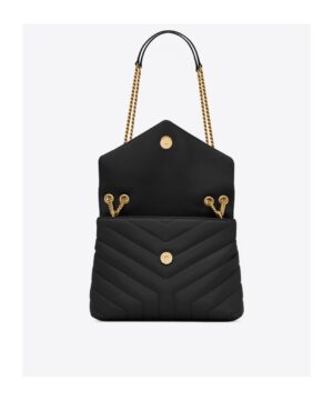 LOULOU 小號Y形絎縫真皮包