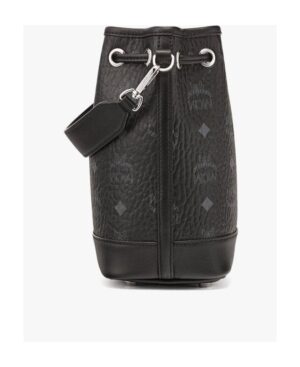 徽標抽繩單肩包