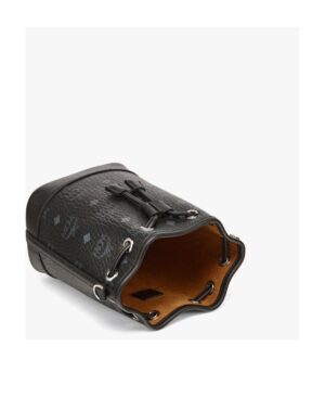 徽標抽繩單肩包