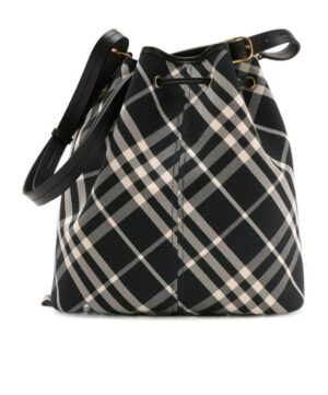 格紋中號單肩包