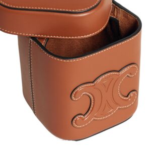 CUIR TRIOMPHE小號光滑牛皮革BOX手提包