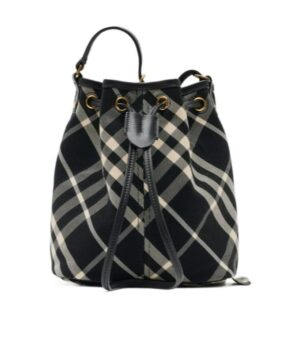 迷你格紋單肩包